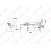 Фильтр топливный LYNXauto LF-996M