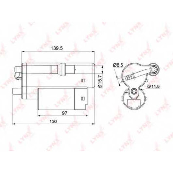 Фильтр топливный LYNXauto LF-997M