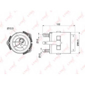 Фильтр топливный LYNXauto LF-998M