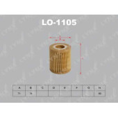Фильтр масляный LYNXauto LO-1105