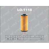 Фильтр масляный LYNXauto LO-1118
