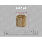 Фильтр масляный LYNXauto LO-124