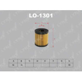 Фильтр масляный LYNXauto LO-1301