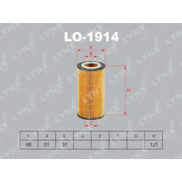 Фильтр масляный LYNXauto LO-1914