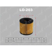Фильтр масляный LYNXauto LO-203
