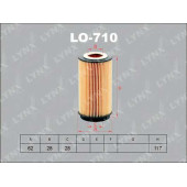 Фильтр масляный LYNXauto LO-710