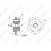Механизм свободного хода генератора LYNXauto PA-1084