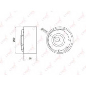 Натяжной ролик ременя ГРМ LYNXauto PB-1029
