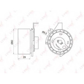 Натяжной ролик ременя ГРМ LYNXauto PB-1047