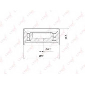 Натяжной ролик ременя ГРМ LYNXauto PB-1060