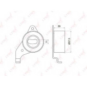 Натяжной ролик ременя ГРМ LYNXauto PB-1065