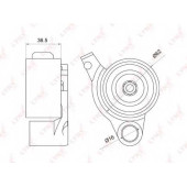 Натяжной ролик ременя ГРМ LYNXauto PB-1076