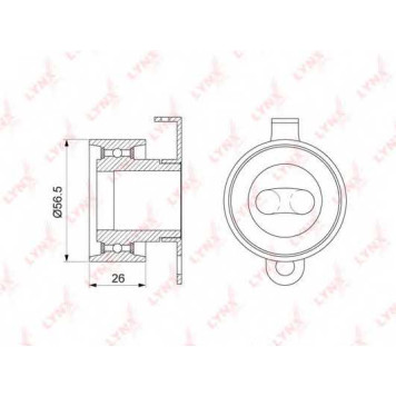 Натяжной ролик ременя ГРМ LYNXauto PB-1140
