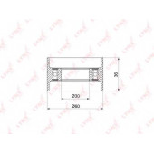 Натяжной ролик ременя ГРМ LYNXauto PB-1315
