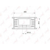 Паразитный / ведущий ролик зубчатого ремня LYNXauto PB-3002