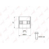 Паразитный / ведущий ролик зубчатого ремня LYNXauto PB-3003