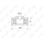 Паразитный / ведущий ролик зубчатого ремня LYNXauto PB-3009