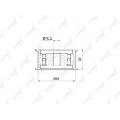 Паразитный / ведущий ролик зубчатого ремня LYNXauto PB-3011