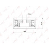Натяжной ролик ременя ГРМ LYNXauto PB-3013