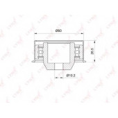 Паразитный / ведущий ролик зубчатого ремня LYNXauto PB-3015
