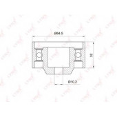 Паразитный / ведущий ролик зубчатого ремня LYNXauto PB-3017
