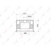 Паразитный / ведущий ролик зубчатого ремня LYNXauto PB-3018