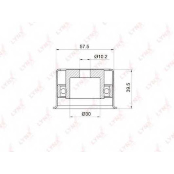 Паразитный / ведущий ролик зубчатого ремня LYNXauto PB-3018