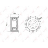Паразитный / ведущий ролик зубчатого ремня LYNXauto PB-3026