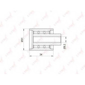 Паразитный / ведущий ролик зубчатого ремня LYNXauto PB-3031