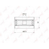 Паразитный / ведущий ролик зубчатого ремня LYNXauto PB-3035