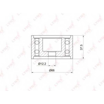 Паразитный / ведущий ролик зубчатого ремня LYNXauto PB-3037