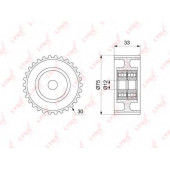 Паразитный / ведущий ролик зубчатого ремня LYNXauto PB-3042