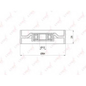 Натяжной ролик поликлинового ременя LYNXauto PB-5015