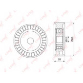 Натяжной ролик поликлинового ременя LYNXauto PB-5340