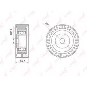 Паразитный / ведущий ролик поликлинового ременя LYNXauto PB-7004
