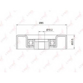 Паразитный / ведущий ролик поликлинового ременя LYNXauto PB-7030