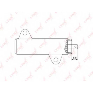 Успокоитель зубчатого ремня LYNXauto PT-1021