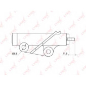 Успокоитель зубчатого ремня LYNXauto PT-1028