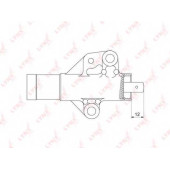 Успокоитель зубчатого ремня LYNXauto PT-1037