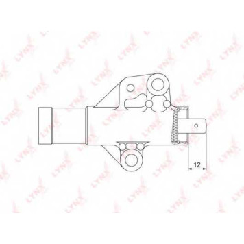 Успокоитель зубчатого ремня LYNXauto PT-1037