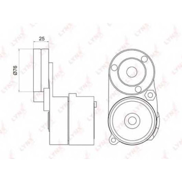 Натяжитель ремня LYNXauto PT-3005