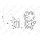 Натяжитель ремня LYNXauto PT-3006