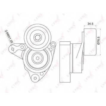 Натяжитель ремня LYNXauto PT-3014
