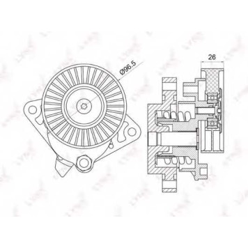 Натяжитель ремня LYNXauto PT-3017