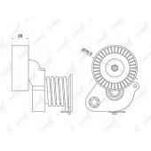 Натяжитель ремня LYNXauto PT-3018