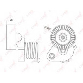 Натяжитель ремня LYNXauto PT-3019