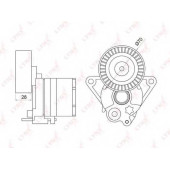 Натяжитель ремня LYNXauto PT-3021