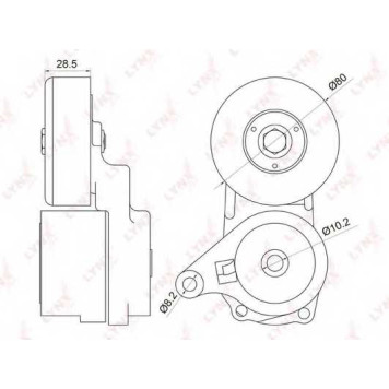 Натяжитель ремня LYNXauto PT-3024
