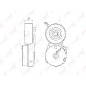 Натяжитель ремня LYNXauto PT-3029