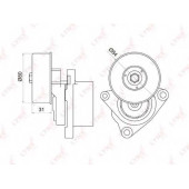 Натяжитель ремня LYNXauto PT-3030
